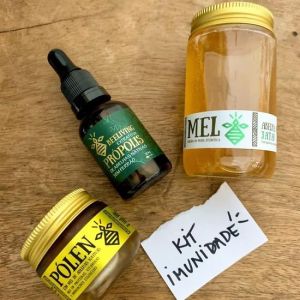 Kit Imunidade: Pólen, Mel de Jataí e Própolis